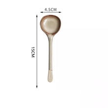 Load image into Gallery viewer, Rustic Japanese Ceramic Asian Soup Spoon | Long Handle - 1 Pc