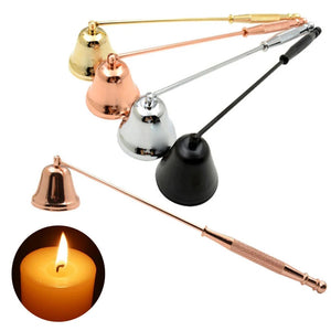 Bell Candle Snuffer | Stainless Steel Extinguisher Anti-Slip Safe Wick - 1 Pc