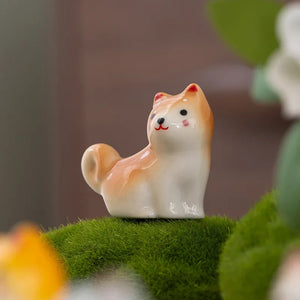 Cute Shiba Inu Chopsticks Holder | Japanese Dog Ceramic Chopstick Rest - 1 Pc