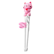 Load image into Gallery viewer, Cute Cat Training Chopsticks | Children Helper Utensil - 1 Pc