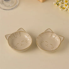 Load image into Gallery viewer, Ceramic Cat Soy Sauce Dish Set | Dipping Seasoning Small Bowl - 2 Pc