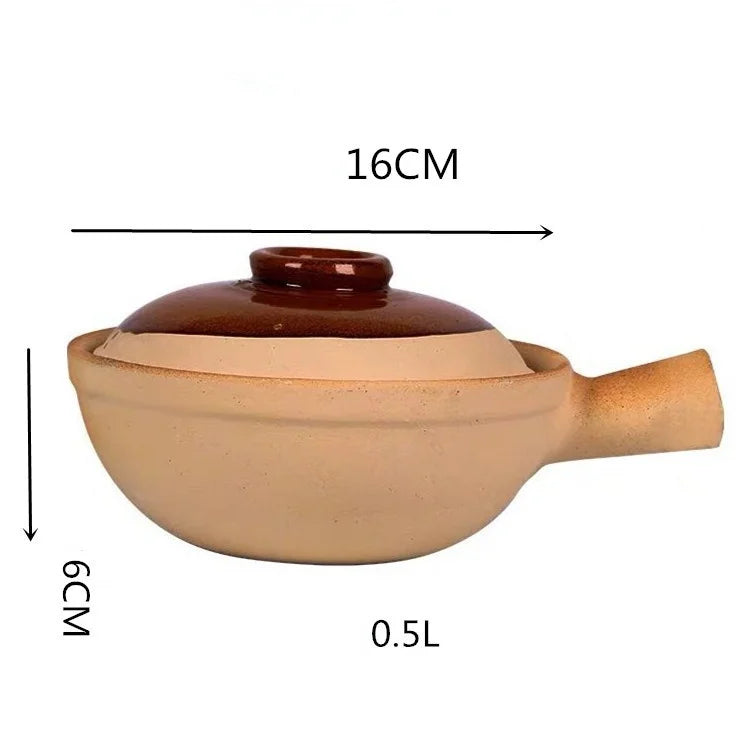 Traditional Japanese Clay Pot | Donabe Rice Cookware - 1 Set