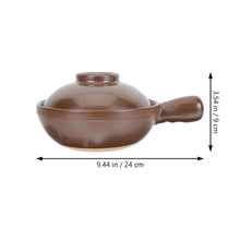 Load image into Gallery viewer, Brown Donabe Pot | Japanese Clay Rice Cookware - 1 Set