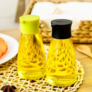 Leak-Proof Oil Kikkoman Soy Sauce Bottle | Vinegar Sesame Oil Asian Dispenser 170ML - 1 Pc