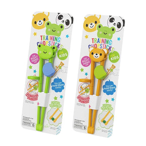 Cartoon Animal Training Chopsticks For Children | Cute Bear Panda Frog - 2 Pc Set