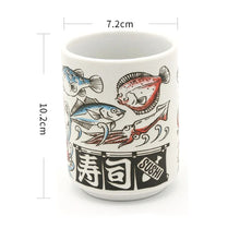 Load image into Gallery viewer, Mt Fuji Cylindrical Japanese Tea Cups | Ceramic Fun Traditional Japan Landmarks - 1 Pc