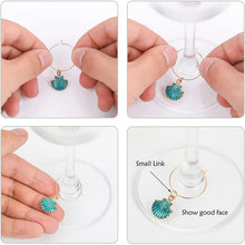 Load image into Gallery viewer, Beach Theme Wine Glass Markers | Drink Charms - 15 Pc Set