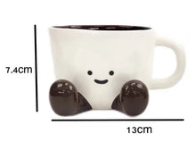 Load image into Gallery viewer, Fun Smiley with Legs Cute Mugs | Ceramic Cartoon Cup - 1 Pc