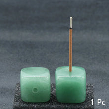 Load image into Gallery viewer, Natural Crystal Incense Holder | Stick Burner Quartz Stone - 1 Pc