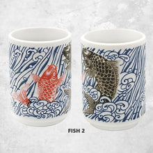 Load image into Gallery viewer, Mt Fuji Cylindrical Japanese Tea Cups | Ceramic Fun Traditional Japan Landmarks - 1 Pc