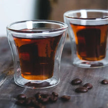 Load image into Gallery viewer, Small Glass Espresso Cups | Clear Double Layer Hot Resistance - 1 Pc