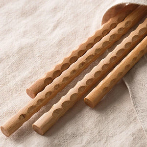 Extra Long Wooden Chopsticks | Beech Wood Chinese Anti-slip Cooking Utensils - 1 Pc