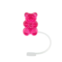 Load image into Gallery viewer, Cute Gummy Bear Straw Toppers | Stanley Cup Covers - 1 Pc