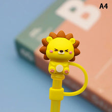 Load image into Gallery viewer, Cute Animal Straw Toppers | Silicone Cup Covers - 1 Pc