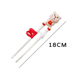 Colorful and Fun Cartoon Animal Training Chopsticks for Kids - 1PC