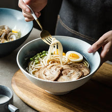 Load image into Gallery viewer, Japanese Porcelain Ramen Bowl | Large Noodle Soup Asian Bowls - 1 Pc