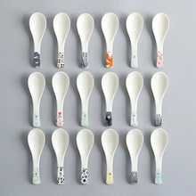 Load image into Gallery viewer, White Asian Soup Spoons | Classic Japanese Ceramic Spoon Tableware - 1 Pc