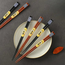 Load image into Gallery viewer, Pointed Japanese Chopsticks | Natural Wood Luxury - 5/10 Pair Set