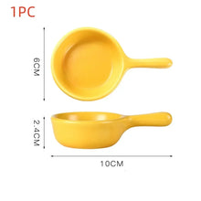 Load image into Gallery viewer, Colorful Mini Dipping Saucer with Handle | Ceramic Japanese Soy Sauce Dish - 1 Pc