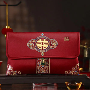 Red Envelope Brocade Money Wallet | Chinese New Year Gift - 1 Pc