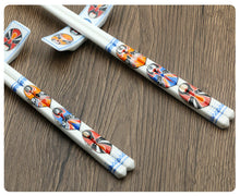 Load image into Gallery viewer, Bright Painted Ceramic Luxury Chinese Chopsticks with Gift Box - 1 Set