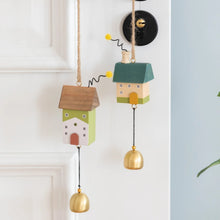 Load image into Gallery viewer, Cute House Japanese Wind Chimes Bell Doorbell - 2 Pc Set