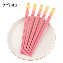 Load image into Gallery viewer, Colorful Mixed Chopsticks Set | Reusable Chinese Tableware - 5/6 Pairs