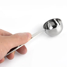 Load image into Gallery viewer, Metal Coffee Scoop and Press | Stainless Steel Ground Powder Press - 1 Pc