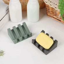 Load image into Gallery viewer, Tilted Bar Soap Saver | Silicone Soap Rack Tray for Draining - 1 Pc