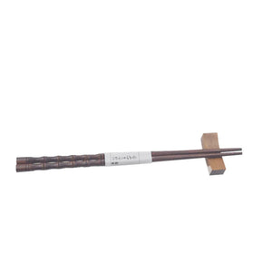 dark brown bamboo chopsticks reusable 1 pair 