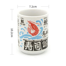 Load image into Gallery viewer, Mt Fuji Cylindrical Japanese Tea Cups | Ceramic Fun Traditional Japan Landmarks - 1 Pc