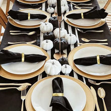 Load image into Gallery viewer, Brushed Gold Napkin Rings | Dinner Party Cloth Cuff Holder