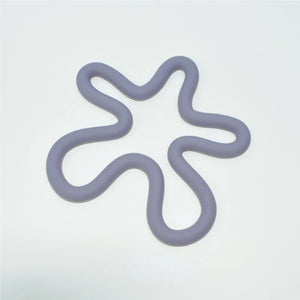 Organic Flower Shape Cute Coasters | Silicone Cup Mat for Drinks - 1 Pc