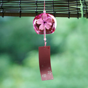 Sakura Japanese Glass Wind Chimes | Cherry Blossom Bell - 1 Pc