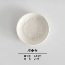 Load image into Gallery viewer, Revealing Cat Soy Sauce Dish | Small Ceramic Seasoning Plate - 1 Pc