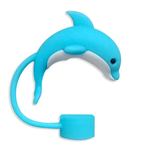 Cute Animal Silicone Straw Covers | Reusable Cup Caps - 1 Pc