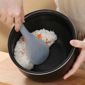 Cute Gray Paw Rice Paddle | Cat Dog Animal Non-Stick Silicone Spoon - 1 Pc