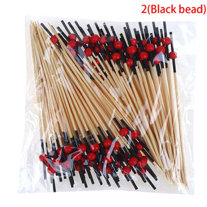 wooden bamboo toothpicks disposable party supplies for cocktails or birthdays