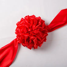 Load image into Gallery viewer, Red Flower Ball Wedding Ceremony Decorations | New Car Ribbon - 1 Pc