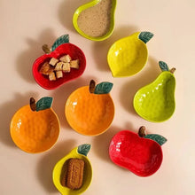 Load image into Gallery viewer, Fruit Shape Sauce Dish | Soy Ceramic Seasoning Dipping Bowl - 1 Pc
