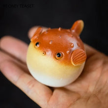 Load image into Gallery viewer, Pufferfish Tea Pet | Yixing Clay Fish Chinese Gongfu Figurine - 1 Pc