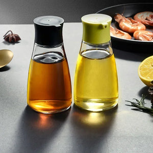 Leak-Proof Oil Kikkoman Soy Sauce Bottle | Vinegar Sesame Oil Asian Dispenser 170ML - 1 Pc