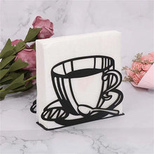 Load image into Gallery viewer, Coffee Cup Napkin Holder for Table | Metal Paper Dispenser Cafe - 1 Pc