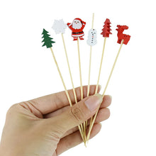 Load image into Gallery viewer, Christmas Fancy Toothpicks | Tree Santa Food Decorative Sticks - 50/100Pcs