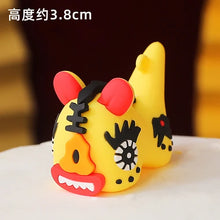 Load image into Gallery viewer, Retro Chinese Wedding Cake Topper | Lion Dance Decoration - 1 Pc