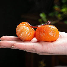 Load image into Gallery viewer, Lucky Orange Color Changing Tea Pet | Chinese Resin Figurine - 1 Pc