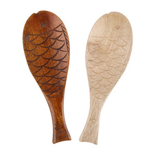 Load image into Gallery viewer, Cute Fish Rice Paddle | Creative Japanese Wooden Non-stick Shamoji Spoon  - 1 Pc