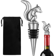 Load image into Gallery viewer, Horse Metal Wine Bottle Stoppers | Dog Squirrel Decorative Caps - 1 Pc