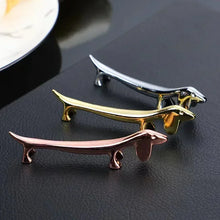 Load image into Gallery viewer, Dachshund Metal Chopstick Rest | Wiener Dog Utensil Holder - 1 Pc