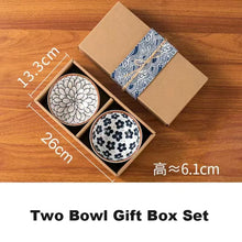 Load image into Gallery viewer, White Ceramic Bowl Gift Sets with Box | Japanese Kobachi Ramen Bowls